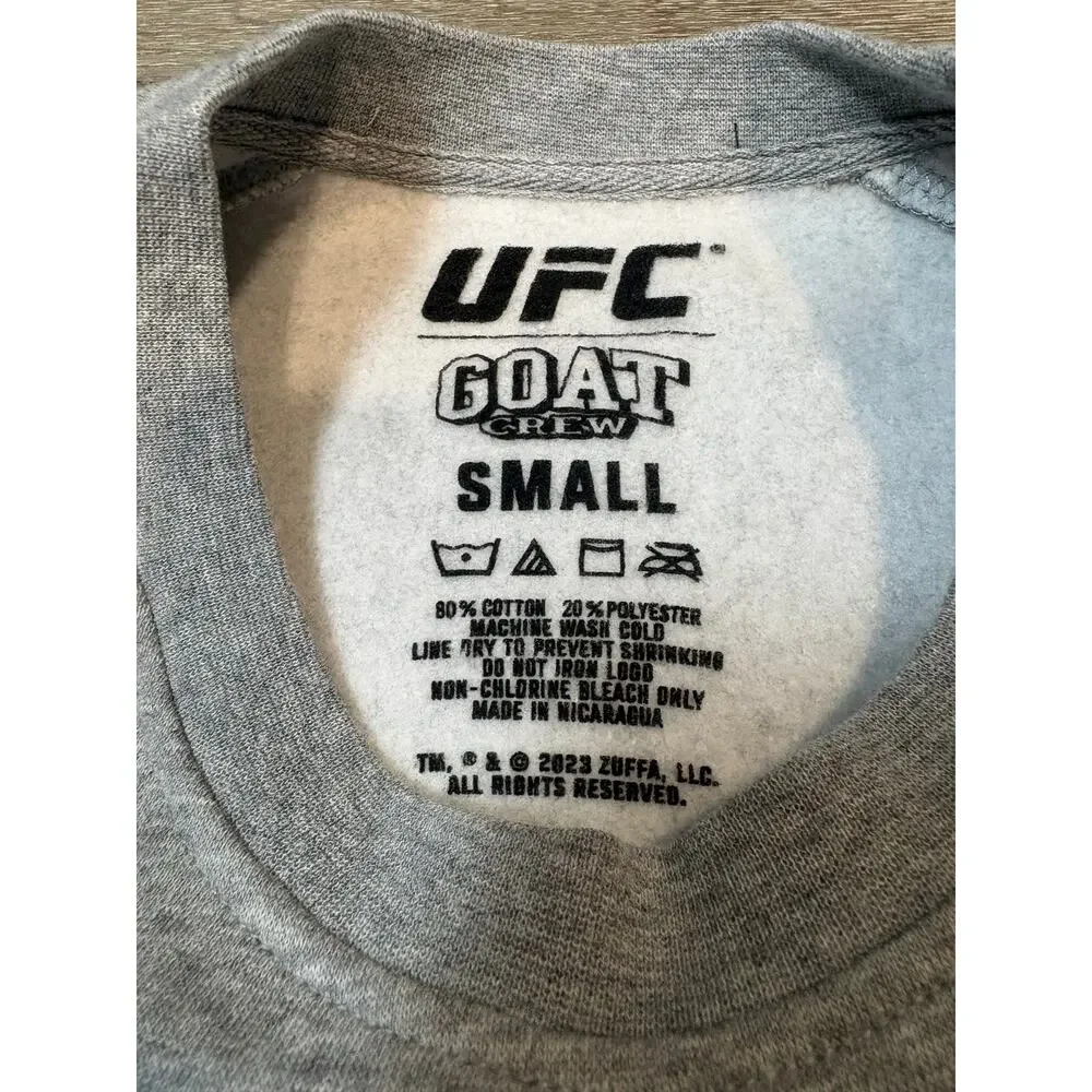 UFC Conor McGregor Gray Sweatshirt Size S - New Without Tags - Picture 6 of 6